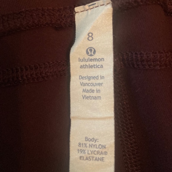 Lululemon High Times Pant (Wrap Mesh) in Bordeaux - Picture 8 of 9